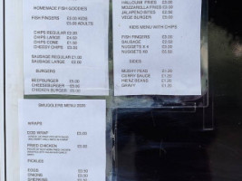 Smugglers Fish And Chips menu