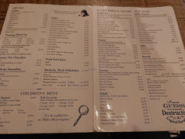 Sherlocks menu