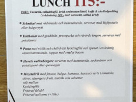 Vänner Vin menu