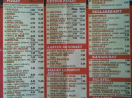 Pizza City menu