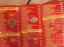 Walle's Restaurang Och Pizzeria menu