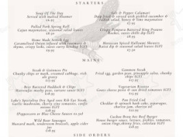 Cuckoo Brow Inn menu