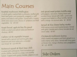 The Walnut Tree menu