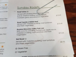 The White Horse Inn menu