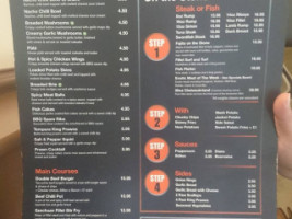 The Stone Grill menu