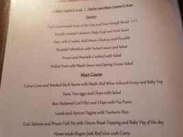 The Yew Tree Inn menu