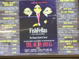 Fishfellas menu