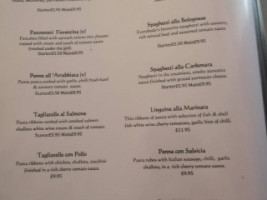 Rosso E Nero Wolverhampton menu