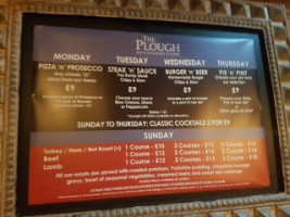 The Plough Bar Restaurant food