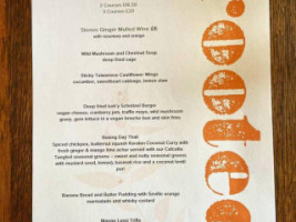 Rooted Cafe And Supper Room menu