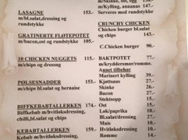 Vikingen Pub Spiseri menu