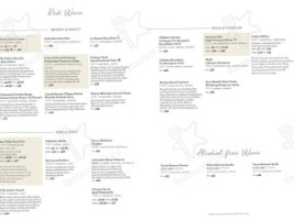 The Terrace Brasserie menu