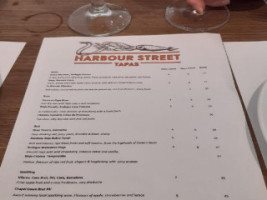 Harbour Street Tapas menu