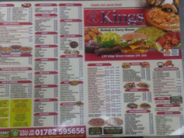 Kings Takeaway menu