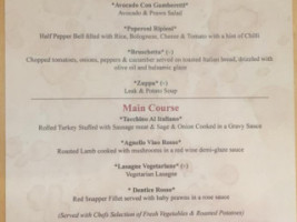 La Rocca menu