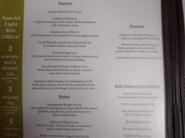 Coast menu