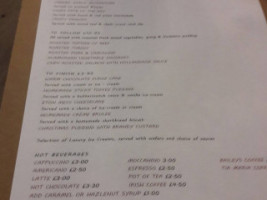 The Glen menu