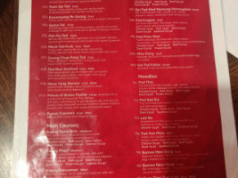 Prince Of Wales Pub Thai menu