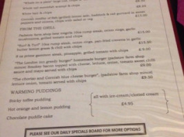 The London Inn menu