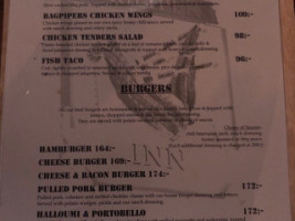 Bagpiper’s Inn menu