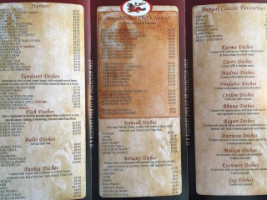 Bengal Palace menu