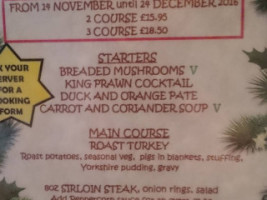 Green Dragon Inn menu