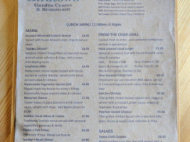 Kirktown Garden Centre menu