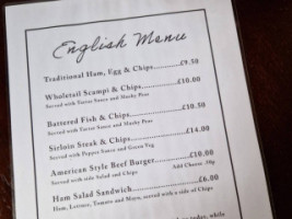 The Kings Head I Bed Breakfast menu