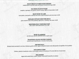 The Oak Inn menu