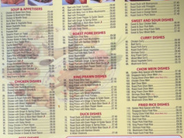 The Golden Wok menu