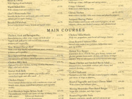 The Walnut Tree Inn menu