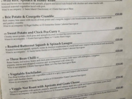 Tattershall Park Country Pub And Dining menu