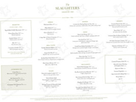 The Slaughters Country Inn Pub menu