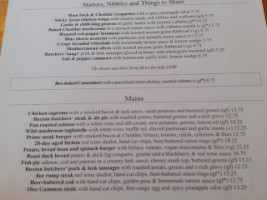 The Star Inn menu