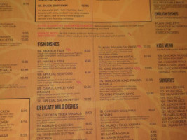 Bengal Kitchen menu