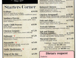 The Corner Eatery And Store menu