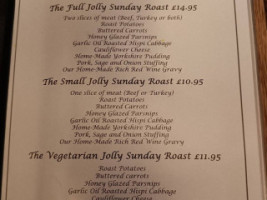 The Jolly Sailor Inn menu