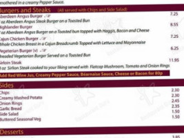 The Mailcoach menu