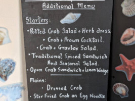 Tall Ships menu