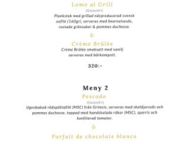 La Familia Bistro menu