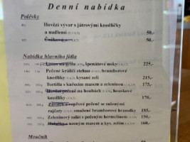 Pivovarský Dvůr Zvíkov menu