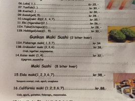 China Chen menu