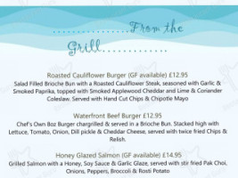 The Waterfront And Grill menu