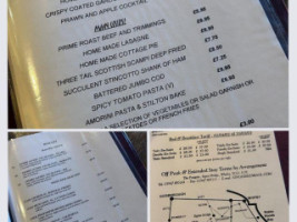 Postgate Inn menu