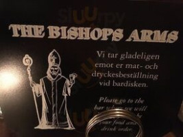 The Bishop Arms menu