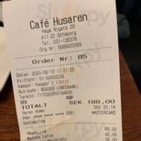 Café Husaren food