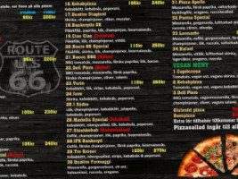 Route Us 66 Grill Pizza menu