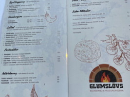 Glumslövs Restaurang Vedugns Pizzeria menu