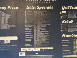 Hylte Pizzeria menu