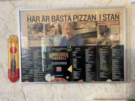 Sannegårdens Pizzeria menu